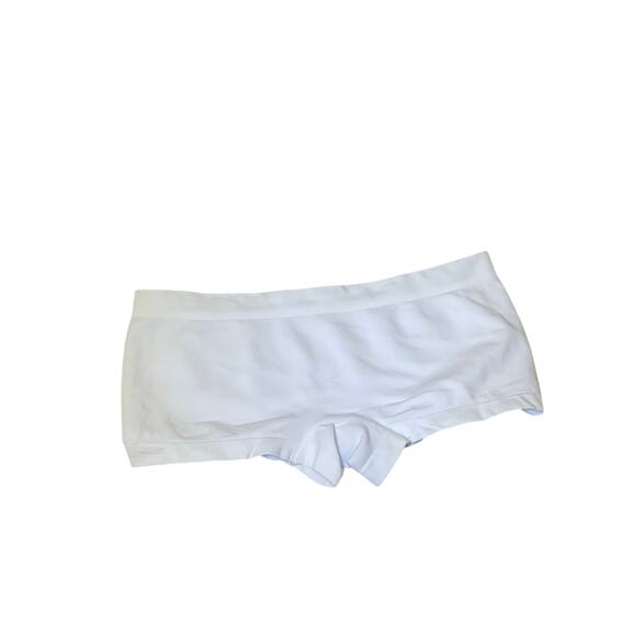 NWT ICY HOT Lingerie women small microfiber boy shorts panties white red fuchsia - Picture 4 of 5